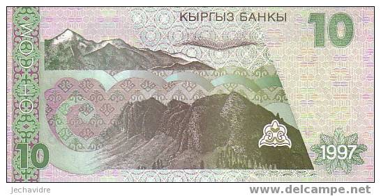 KIRGHIZISTAN  10 Som  Daté De 1997   Pick 14     ***** BILLET  NEUF ***** - Kirguistán