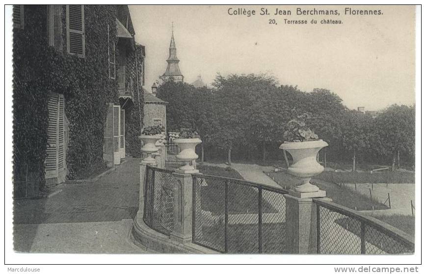 Florennes. Collège Saint Jean Berchmans, Terrasse Du Château. Sint Jan Berchmanscollege, Terras Van Het Kasteel. - Florennes