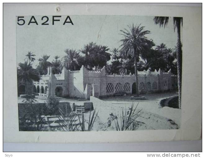 Ghadames Fezzan Carte Radio - Libya