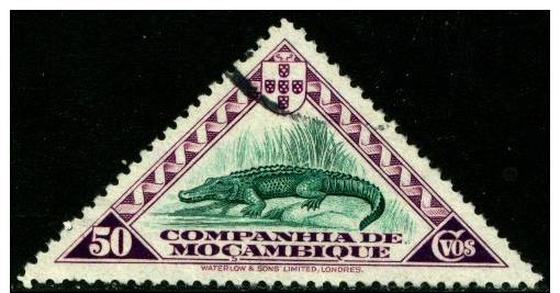 Mozambique Company SC 183 Croc Triangle Issue Of 1937 - Mozambique