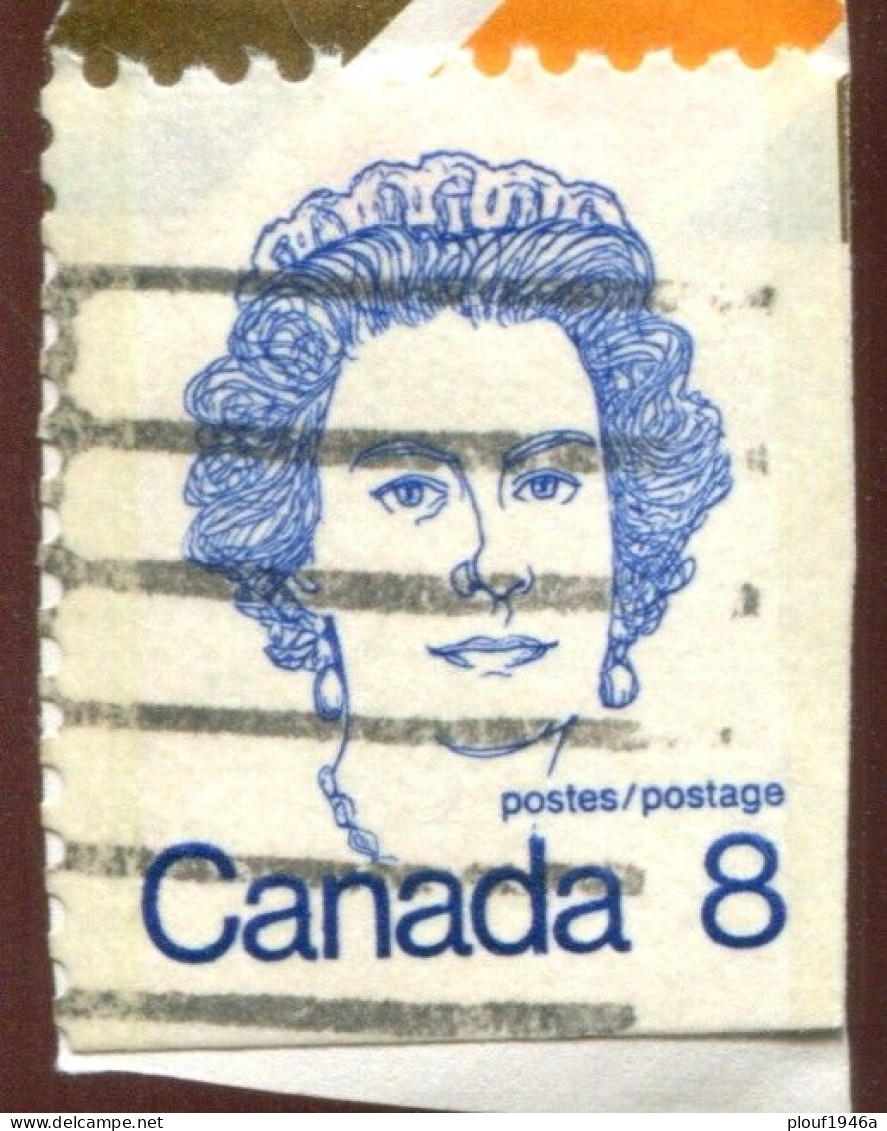 Pays :  84,1 (Canada : Dominion)  Yvert Et Tellier N° :   514 D-6 (o) (fragment) / Michel 540-Dru - Single Stamps