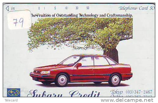 Phonecard Télécarte SUBARU (79) Voiture Car Auto Phonecard Automibile Japon - Cars