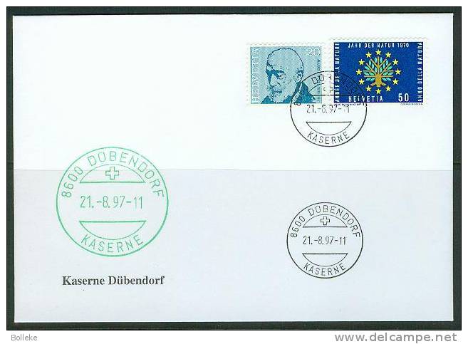 Suisse -  Lettre Militaire  -  Cachet Caserne Dübendorf - Dokumente