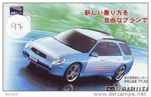 Phonecard SUBARU (97) Voiture Car Auto Phonecard Automibile Japan - Coches