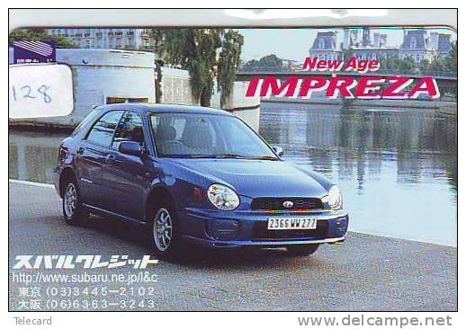 Phonecard SUBARU (128) Voiture Car Auto Phonecard Automibile Japan - Cars