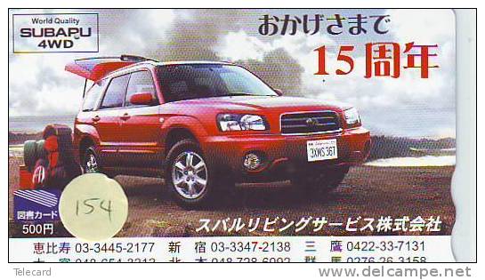 Phonecard SUBARU (154) Voiture Car Auto Phonecard Automibile Japan - Cars