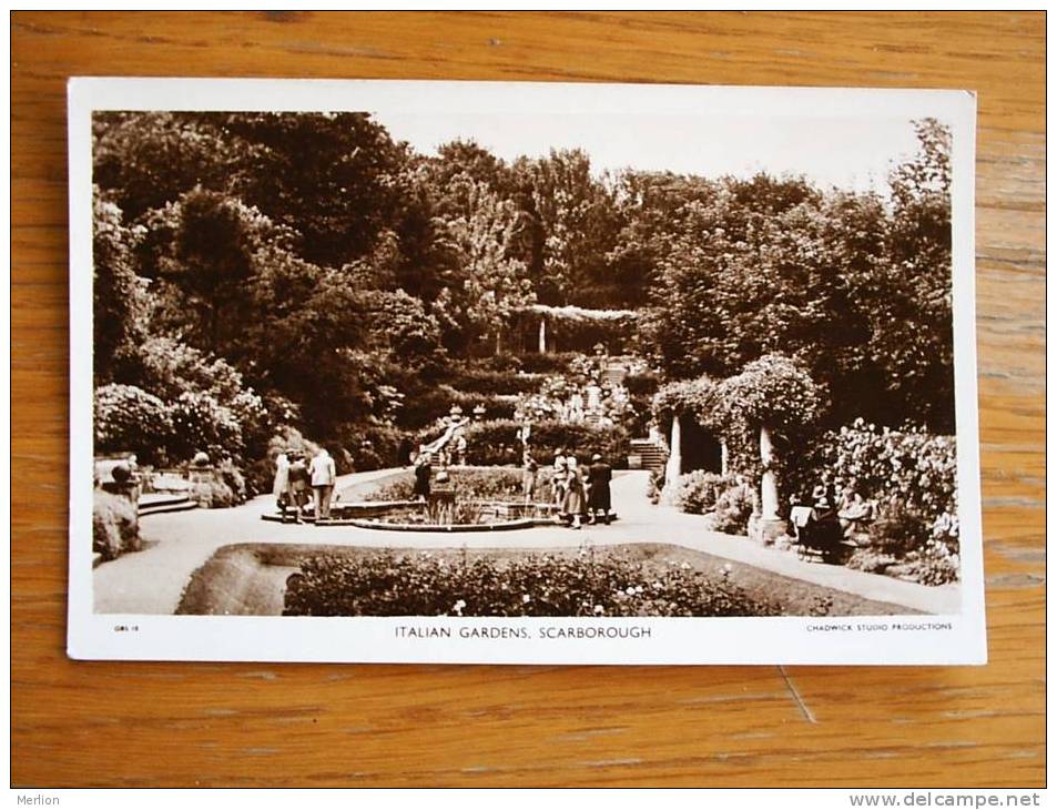 Scarborough Italian Garden  Photo Pc  Cca 1950   VF+ D2771 - Scarborough