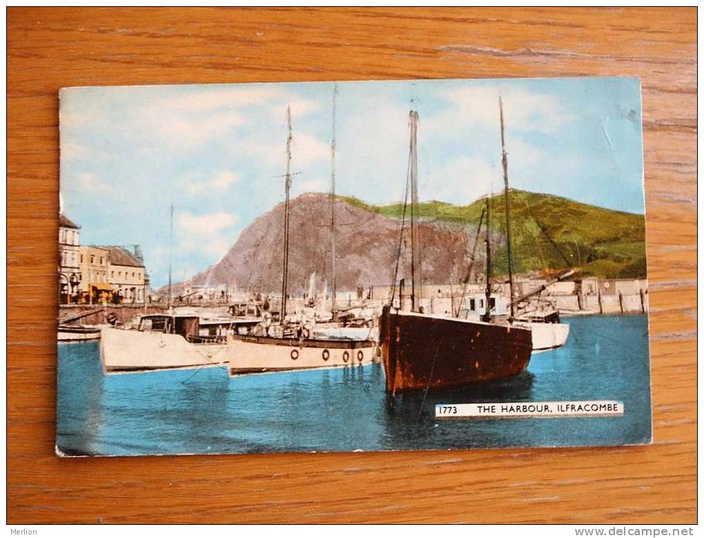 Ilfracombe The Harbour , Vessels Boats Cca 1955   VF+ D2772 - Ilfracombe