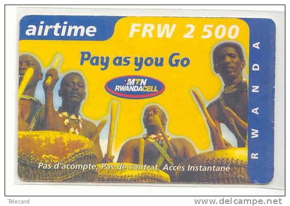 Telecarte RWANDA FRW 2500 Phonecard - Ruanda