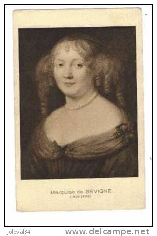 SEVIGNE - Marie De Rabutin Chantal Marquise De - Femme De Lettres -  Personnage Littérature - Philosophie & Pensées