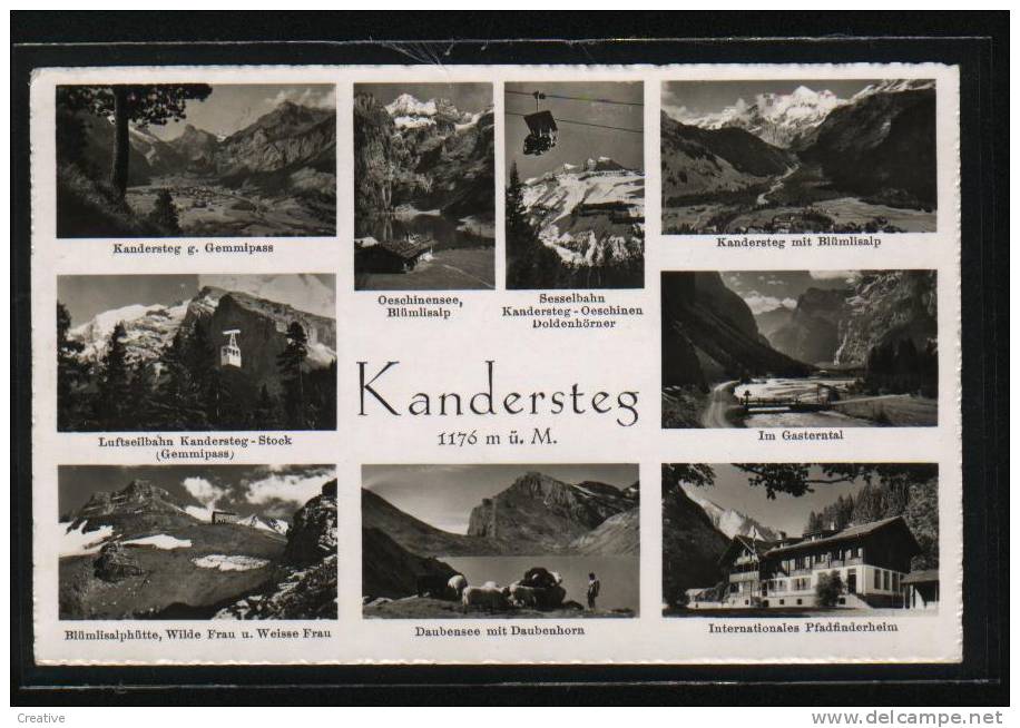 KANDERSTEG Obliterer Kandersteg Höhenkurort 1955 - Kandersteg