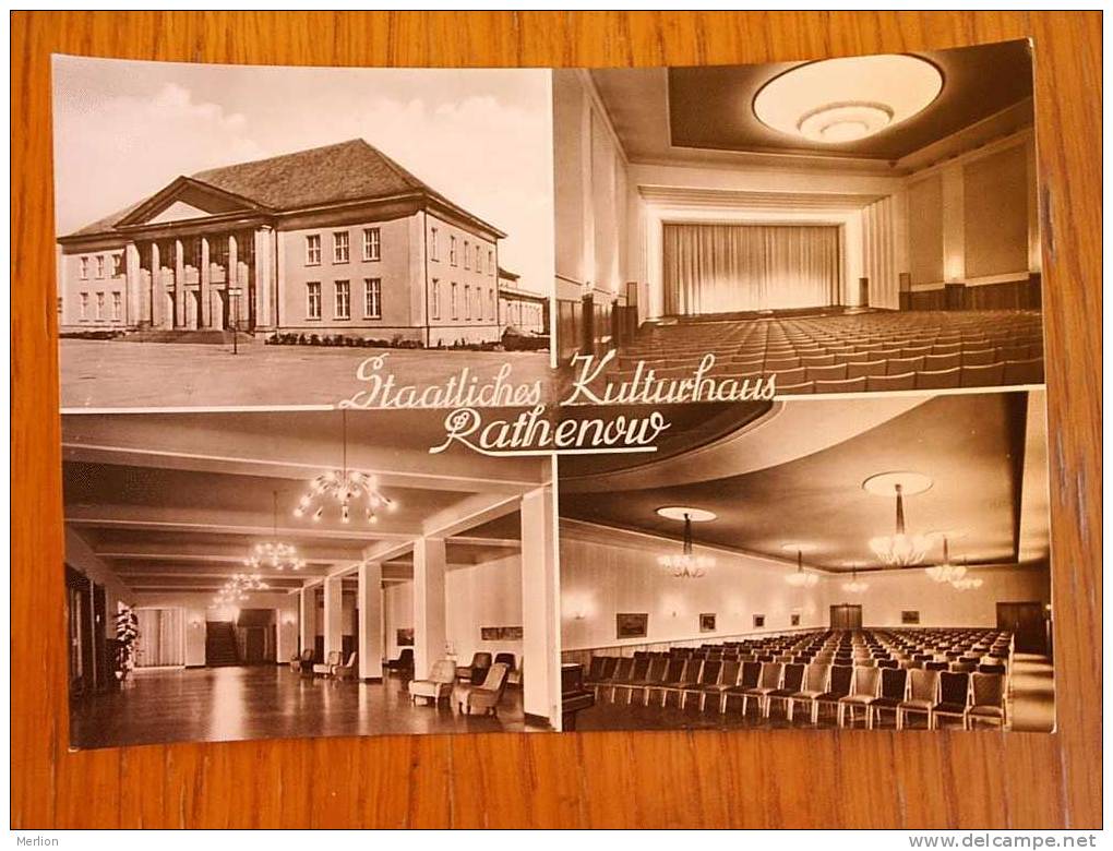 Rathenow Kulturhaus RPPC FOTO-AK Cca 1960-  XF+ D2874 - Rathenow