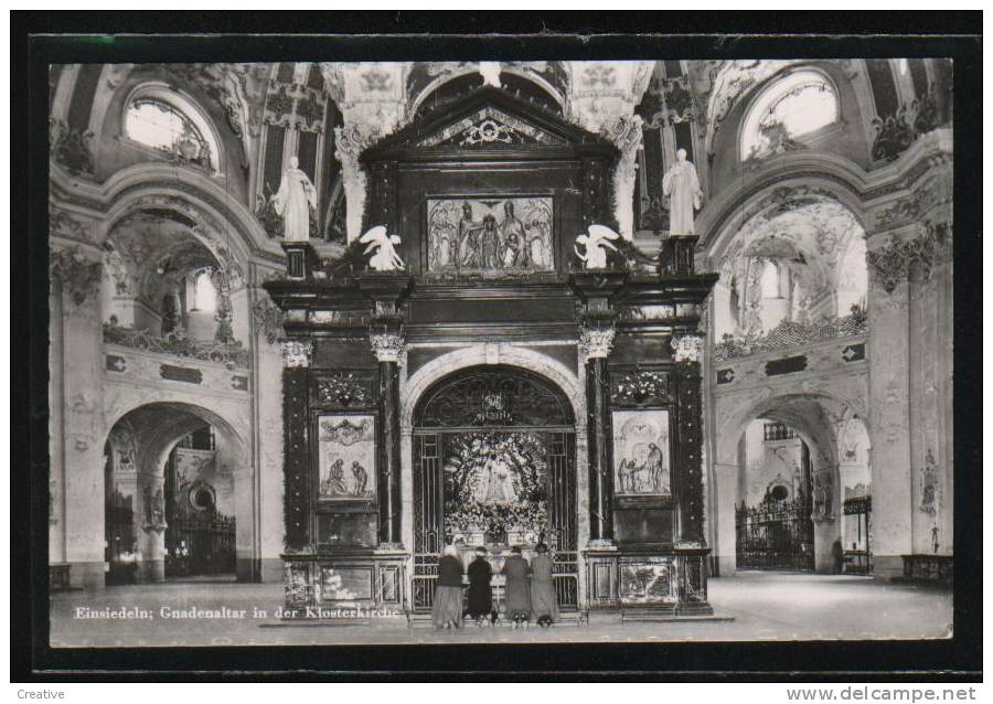 EINSIEDELN  Gnadenaltar Der Klosterkirche  1954 - Einsiedeln