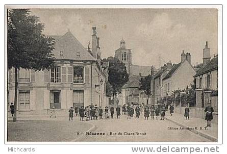 CPA 51 SEZANNE - Rue Du Chant Benoit - Sezanne