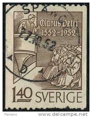PIA - SVE - 1952 - 400° Della Morte Del Prete Riformista Olavus Petri - (Yv 367-68) - Used Stamps