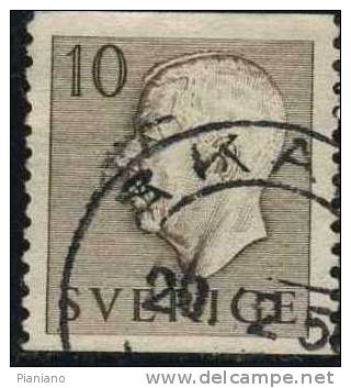 PIA - SVE - 1954 - Francobollo Ordinario - (Yv 381) - Used Stamps