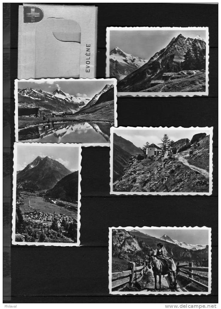 10 Photos 9 X 6 Cms D' Evolène, Valais, Suisse - Places