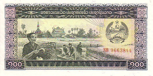 LAOS   100 Kip  Non Daté (1979)   Pick 30a   *****BILLET  NEUF***** - Laos