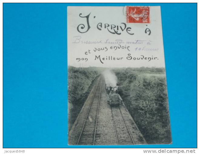 79) Bressuire - J'arrive à Bressuire Et Vous Envoie Mon Meilleur Souvenir - Année  1909 - EDIT  Artaud - Bressuire