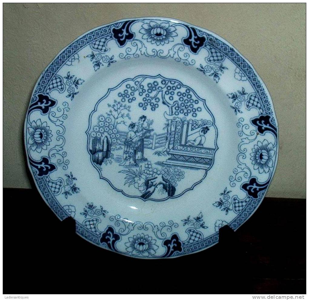 Petrus Regout Canton - Ancienne Assiette - Oud Bord - Old Plate- AS 1795 - Maastricht (NLD)