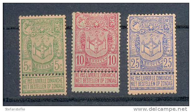 Belgie Ocb Nr :  68 - 70 * Met Scharnier  (zie Scan) - 1894-1896 Expositions