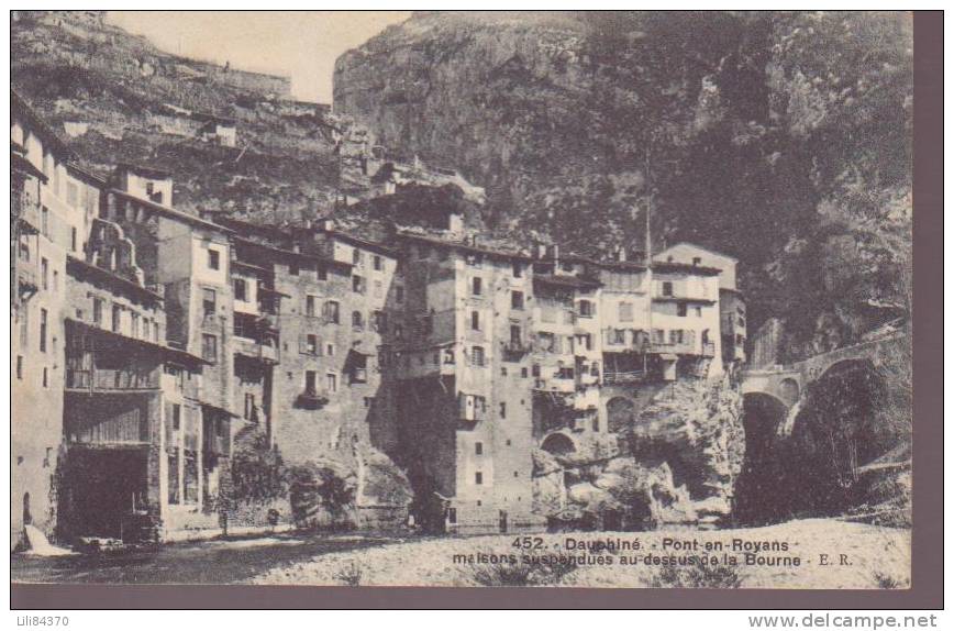 PONT-en-ROYANS   ( Maison Suspendues Au Dessus Du De La Bourne  ) - Pont-en-Royans