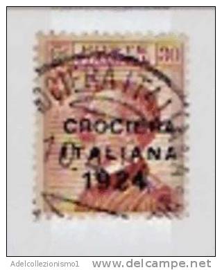 1412)30c. Michetti Con Soprastampa Crociera Italiana 1924 Usato - Oblitérés