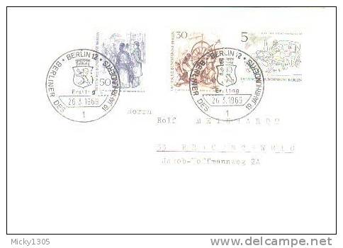 Germany / Berlin -  Mi-Nr 330 + 335 + 337 FDC (U365)- - 1948-1970