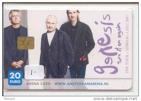 Musique GENESIS (1) SHOW 01-07-2006 CHIPCARD  AMSTERDAM ARENA - Musique