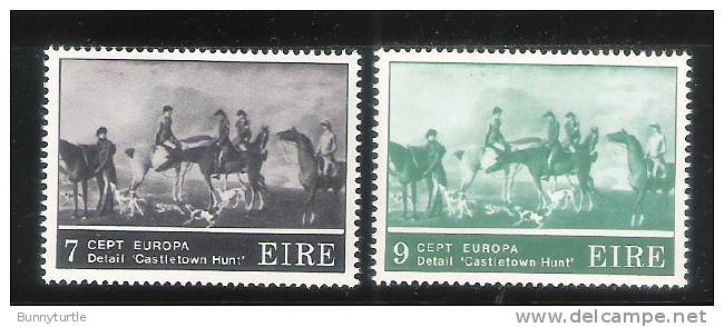 Ireland 1975 Europa Castletown Hunt By Robert Healy MNH - 1975