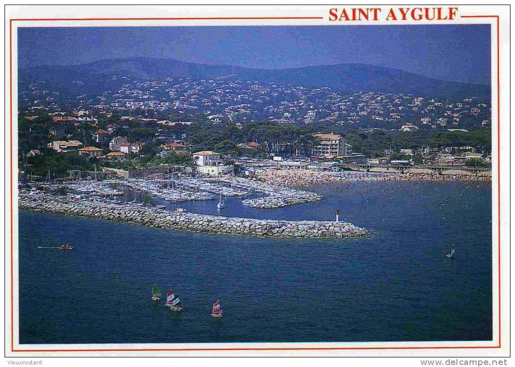 CPSM.SAINT AYGULF. VUE AERIENNE. DATEE 1994. - Saint-Aygulf