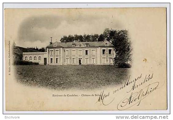 Cpa Chateau De BEBEC - P Vedie Ed - Caudebec-en-Caux