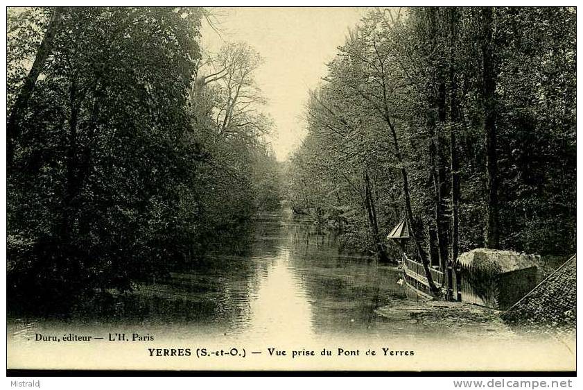 Belle CPA Neuve - Yerres - Vue Prise Du Pont De Yerres - Yerres