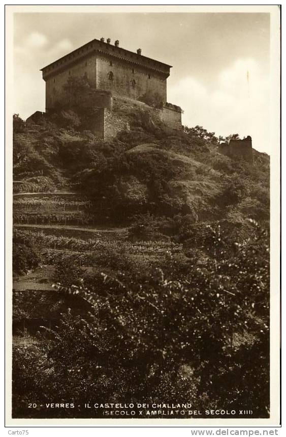 ITALIE - VERRES - Castello Dei Challand - Aosta