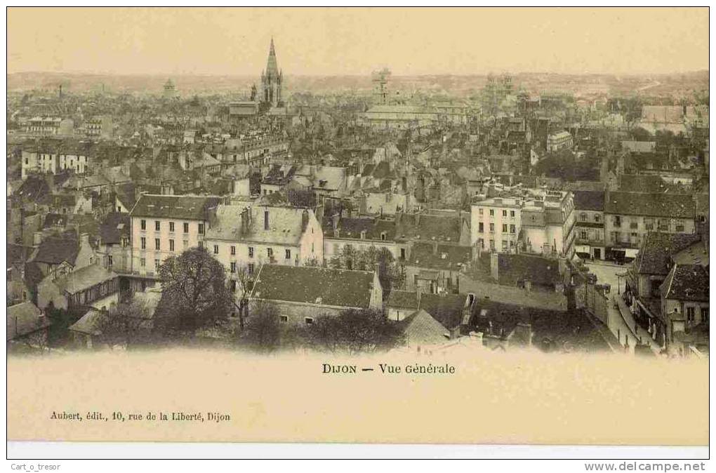 CPA 21 DIJON - Vue Générale - Édition Aubert - Dijon