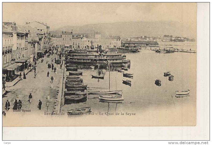 LA SEYNE SUR MER. - Le Quai. - La Seyne-sur-Mer