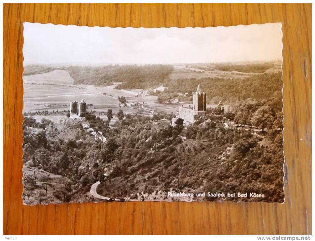 RUDELSBURG Und Saaleck Bei Bad Kösen   RPPC FOTO AK Cca 1969 VF+ D3019 - Bad Koesen