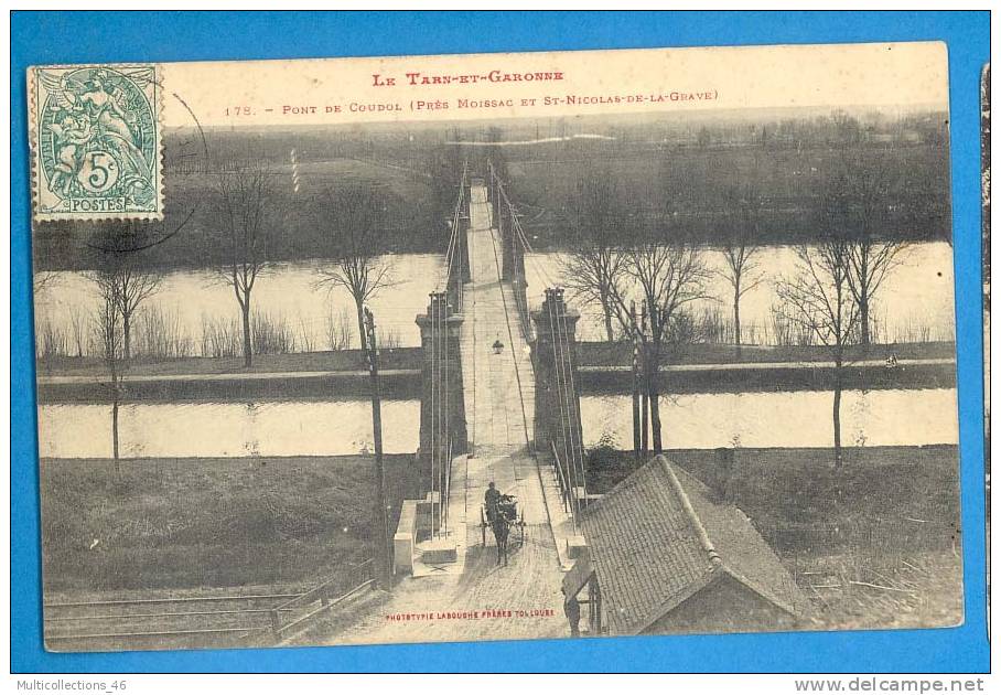 82 - Près MOISSAC Et St Nicolas De La Grave - Pont De Coudol - Altri & Non Classificati