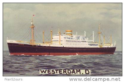 Holland America Line "Westerdam" Dampfer Steamer Stomboot - Dampfer