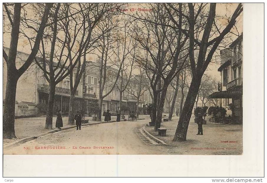 LABRUGUIÈRE - Le Grand Boulevard. - Labruguière