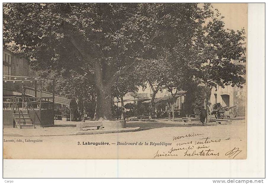 LABRUGUIÈRE - Boulevard De La République. - Labruguière