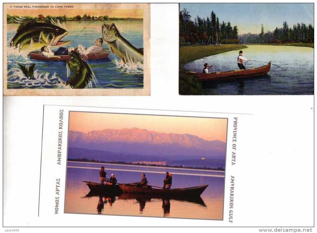 3 Carte Sur La Peche - 3 Card On Fishing - Angelsport