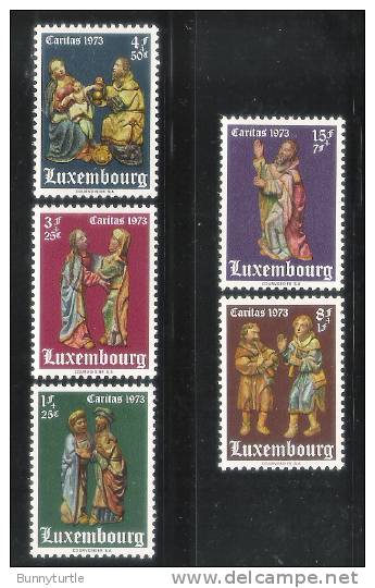 Luxembourg 1973 Sculptures MNH - Nuevos