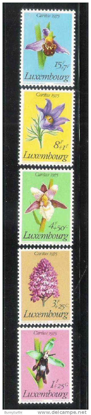 Luxembourg 1975 Flowers MNH - Unused Stamps