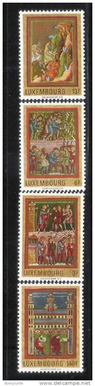 Luxembourg 1971 Miniatures Painted At Echternach MNH - Neufs