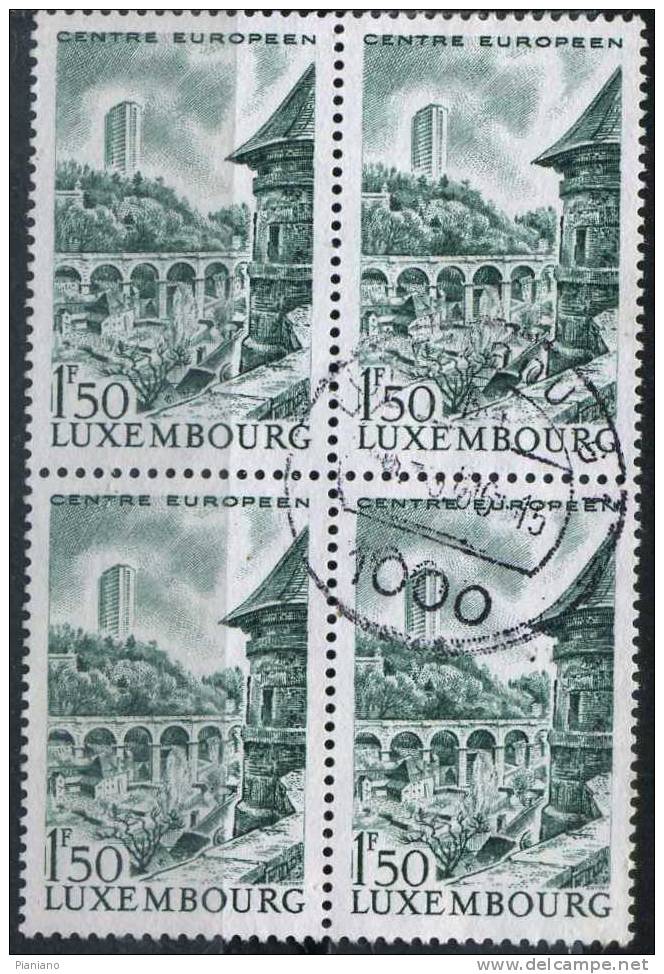 PIA - LUS - 1966 - Centro Europeo Di Kirchberg  -  (Yv 688 X 4) - Used Stamps