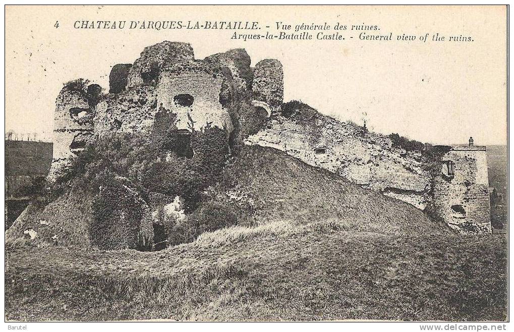 ARQUES LA BATAILLE - Le Château : Vue Générale Des Ruines - Arques-la-Bataille