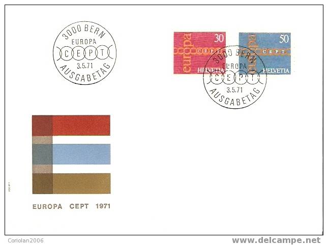 FDC Suisse 1971 - 1971