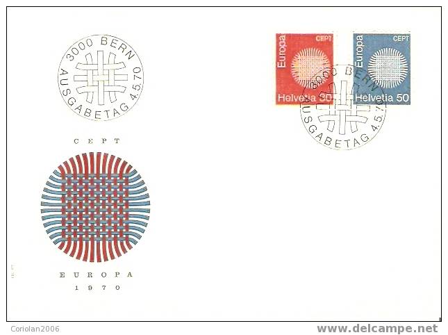 FDC Suisse 1970 - 1970