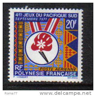 G1213 - POLINESIA ,  Posta Aerea Serie  N. 45  *** Sport - Unused Stamps